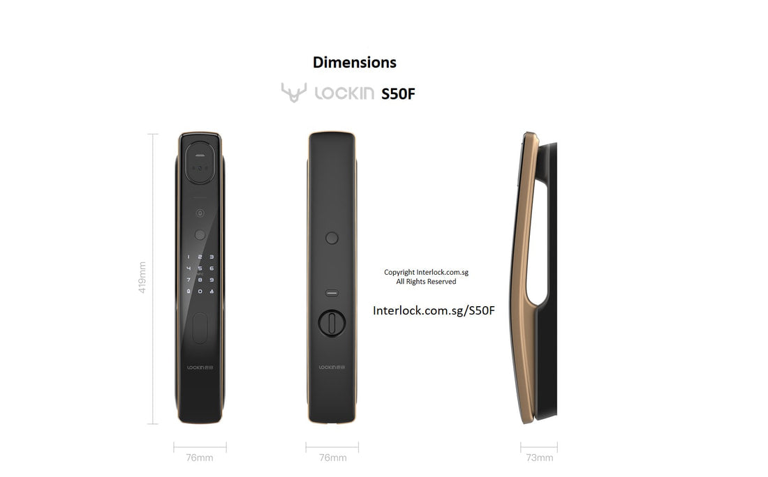 Lockin Digital Lock Door & Gate Bundle product specification image
