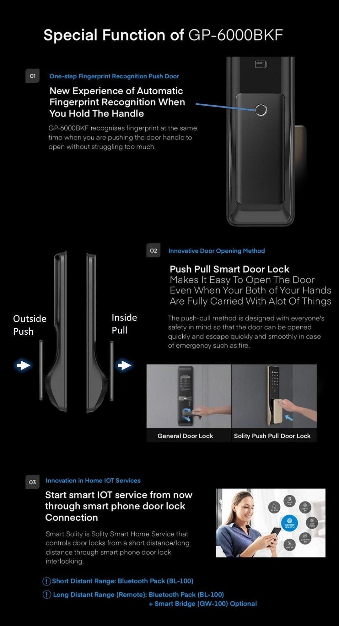 Solity GP-6000: Push Pull Function